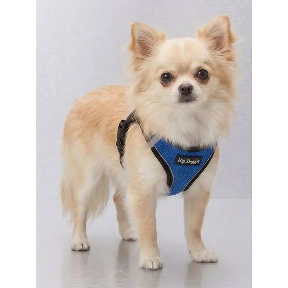 Pet Reflective Harness Vest - Royal Blue/Black - SZ M 16 -22